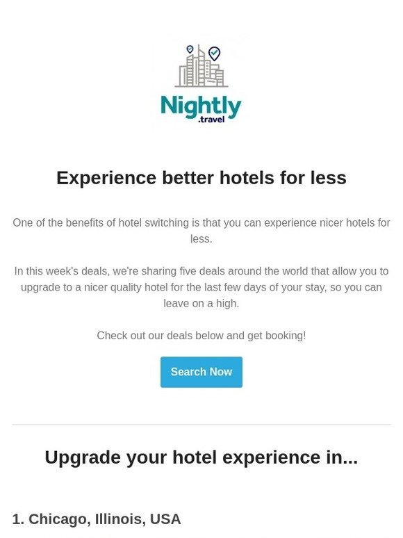 Upgrade your hotel experience