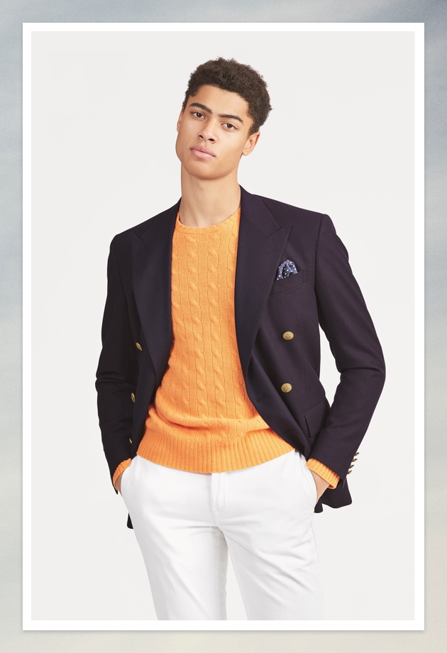 ralph lauren doeskin blazer