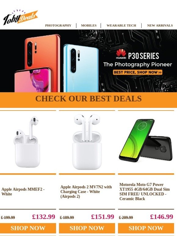 toby deals airpods