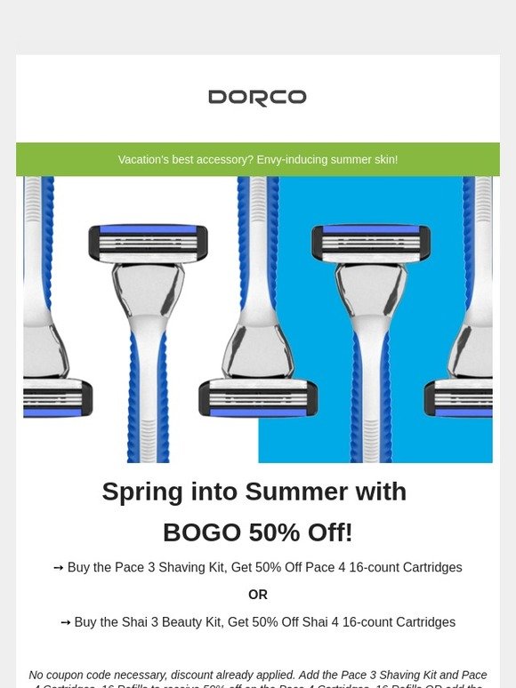 Sunshine + Smooth Skin = A Match Made in Summer
