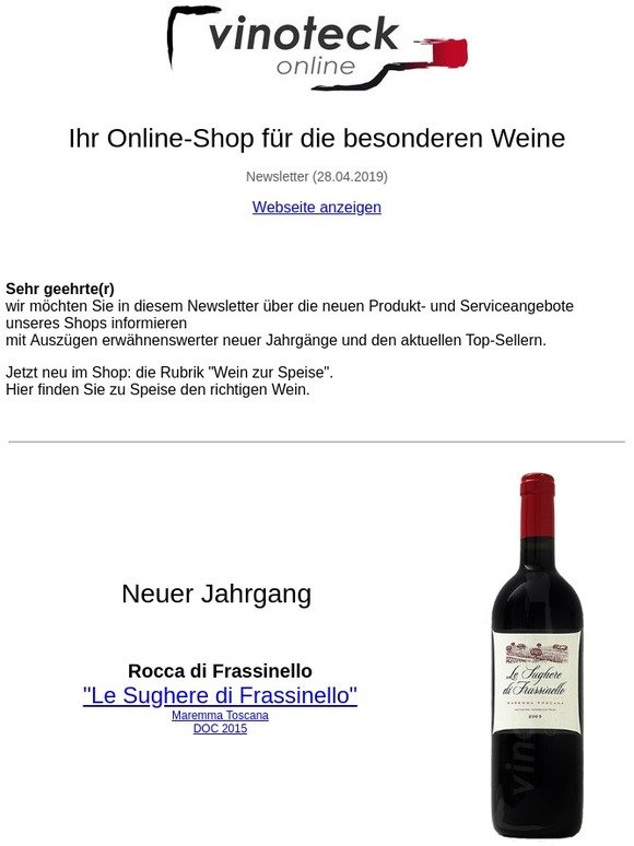 Weinimpressionen Mai 2019