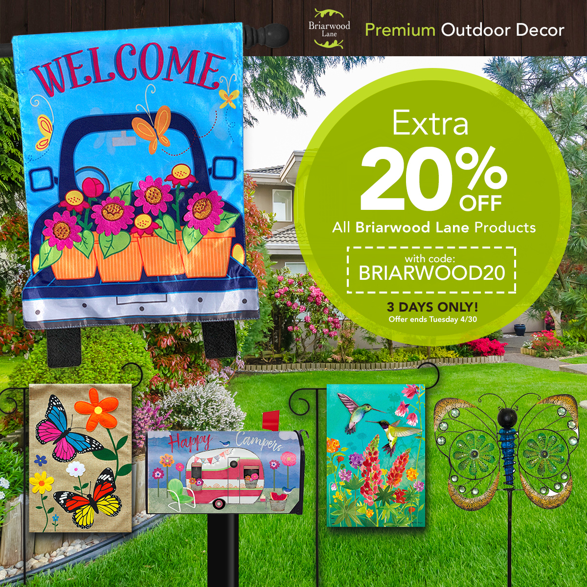 Discount Decorative Flags Your Coupon Inside Save BIG On Briarwood   IgF AJa6Efj9 