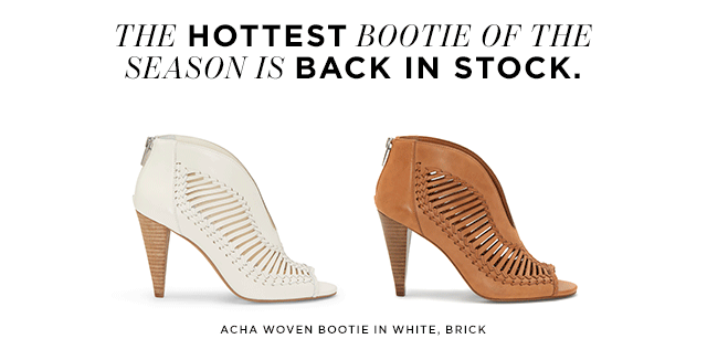 acha woven bootie