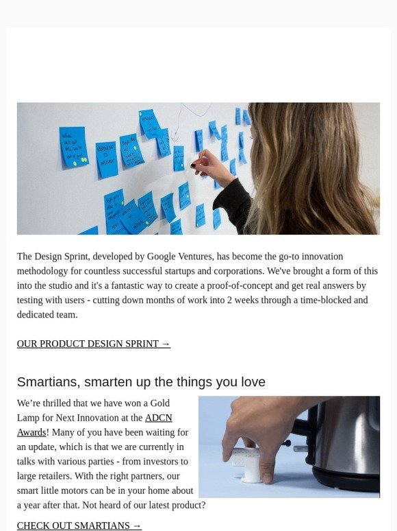FROLIC studio news: Smartians, sprints, jobs, and upcoming workshops.
