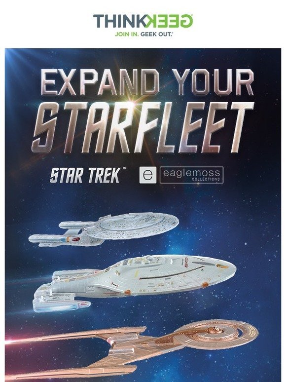 New ships are here! Set a course for ThinkGeek.