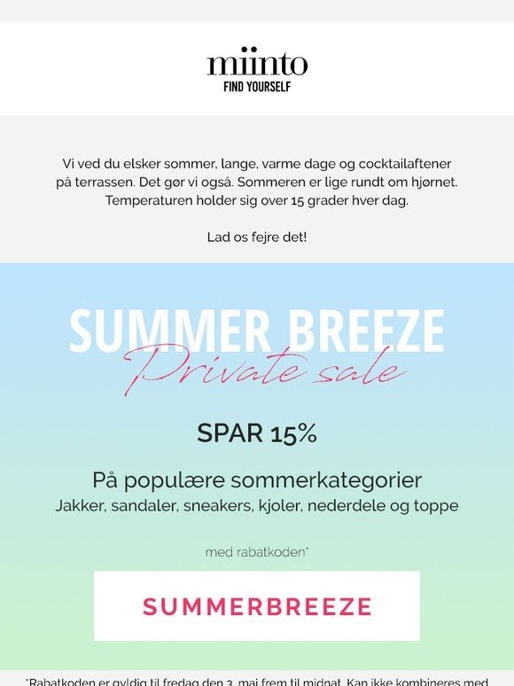 komfort Overleve Ristede Miinto DK Email Newsletters: Shop Sales, Discounts, and Coupon Codes - Page  9