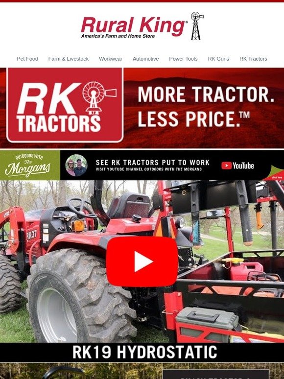 Rural See RK Tractors In Action! Milled