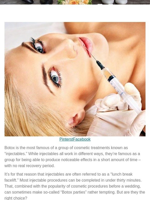 Posts from Is a Botox Party Right for Your Bridal Group? for 05/01/2019