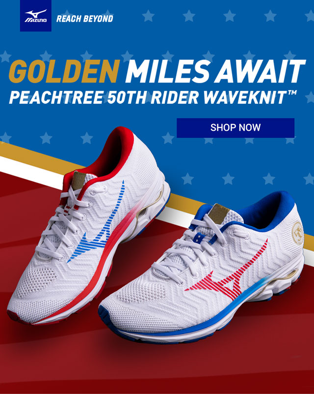 mizuno peachtree 50th