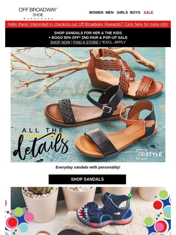 Off Broadway Shoes: Just your style...check out our new everyday ...