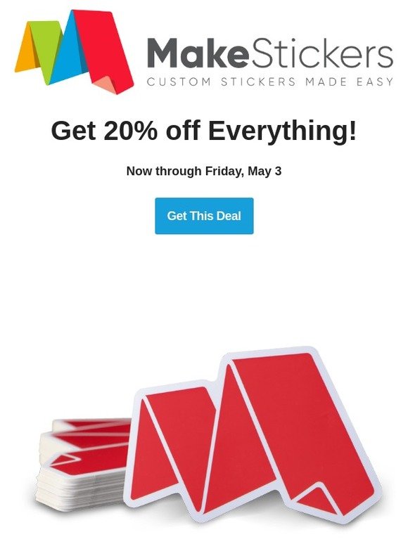 20% Off Everything for a Limited Time!