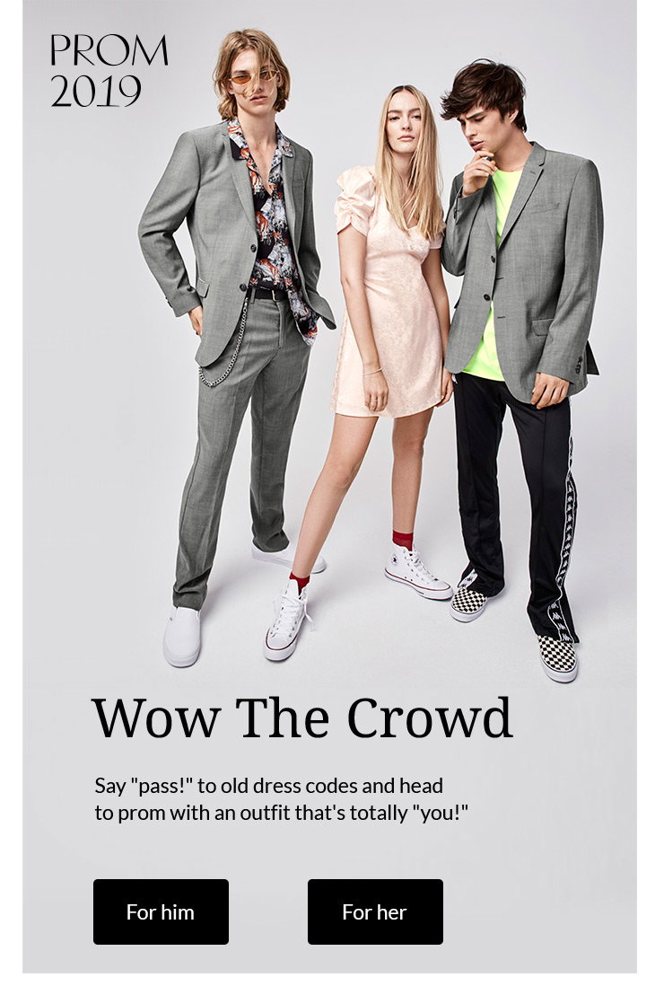 Create your own dress code for prom 