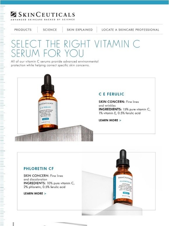 Skinceuticals: The Right Vitamin C Serum For Your Skin!  Milled