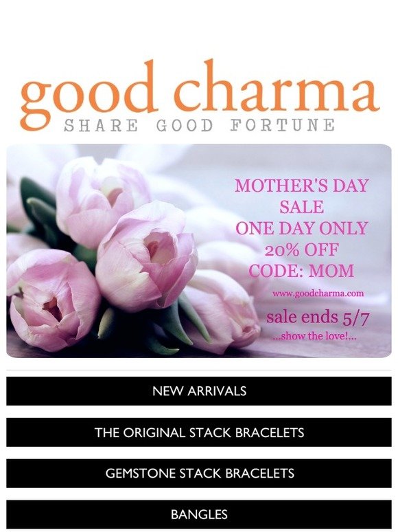 MOTHER'S DAY SALE!