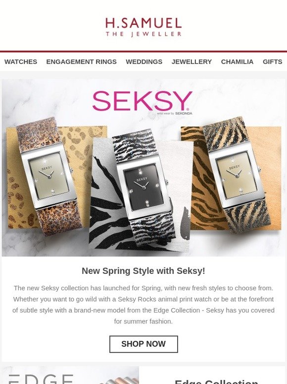 H samuels seksy discount watches