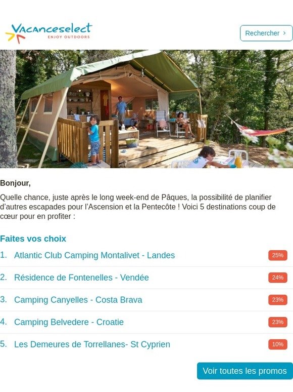 Les 5 meilleures adresses de vacances au printemps