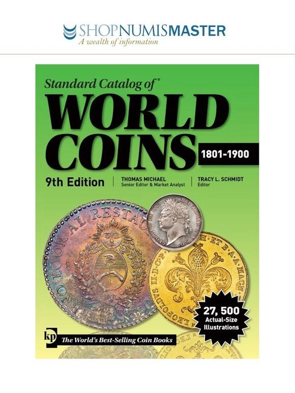 Last Chance! Free Shipping on Standard Catalog of World Coins, 1801-1900