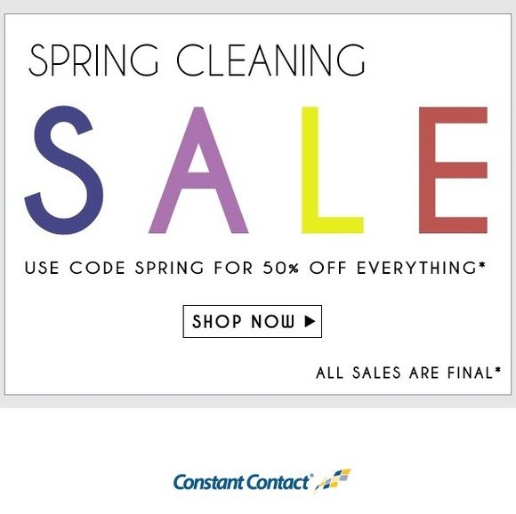 50% off SITE WIDE!-
