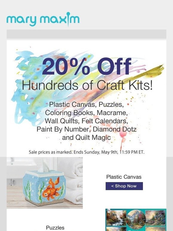 Mary Maxim: 20% Off Hundreds of Craft Kits - Milled