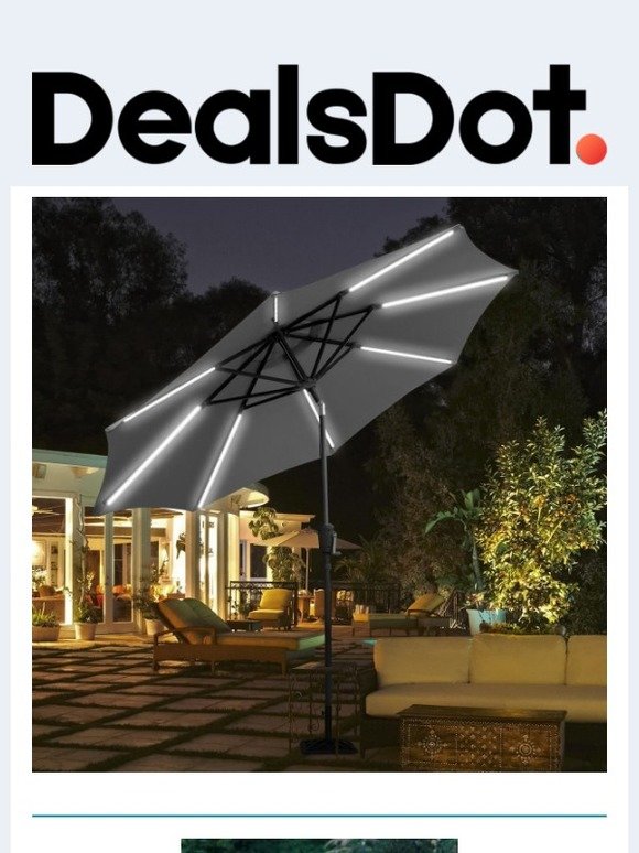 70% Off Solar LED Patio Umbrellas, Bug Zappers and More 🐜