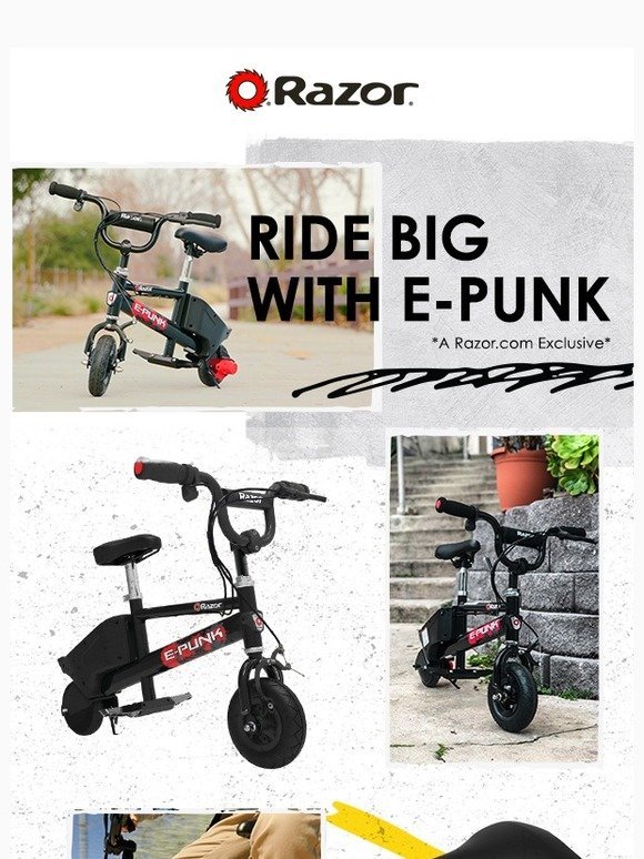 Introducing… the New and Exclusive E-Punk Micro Bike 🚲