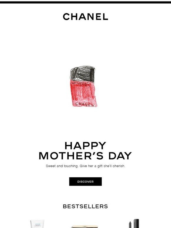 Chanel: Complimentary overnight shipping in time for Mother's Day | Milled