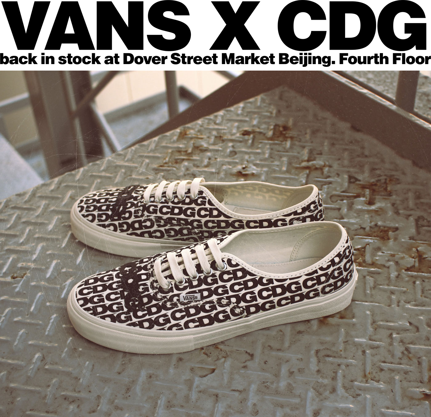 Dover street best sale market cdg vans