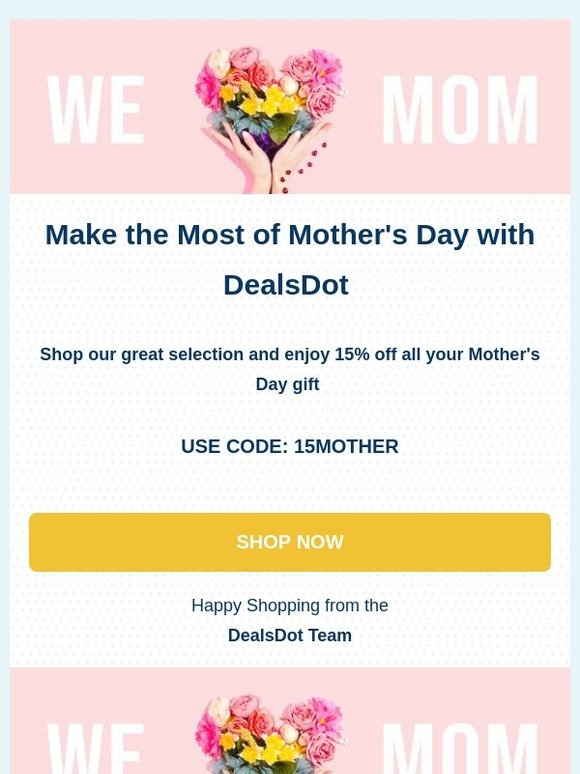 MOTHERS DAY SALE
