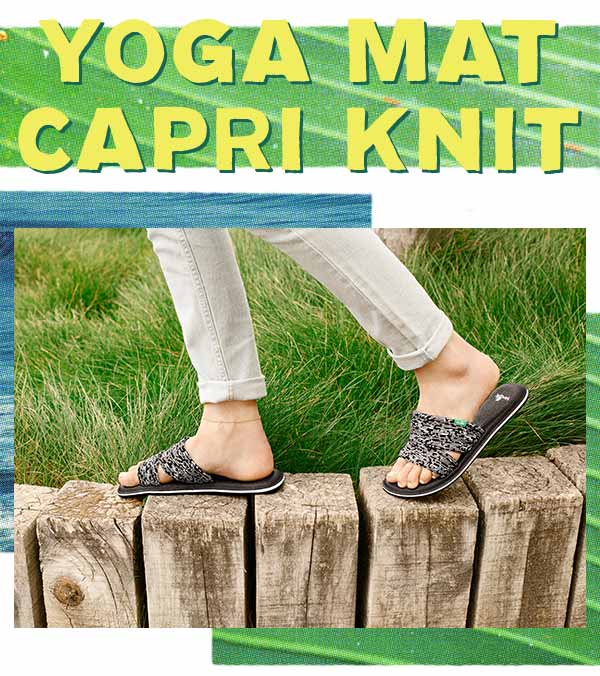 sanuk yoga mat capri sandal