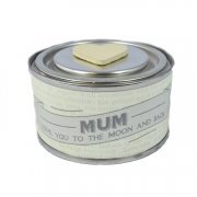 Candle 'Mum love you to the moon and back'
