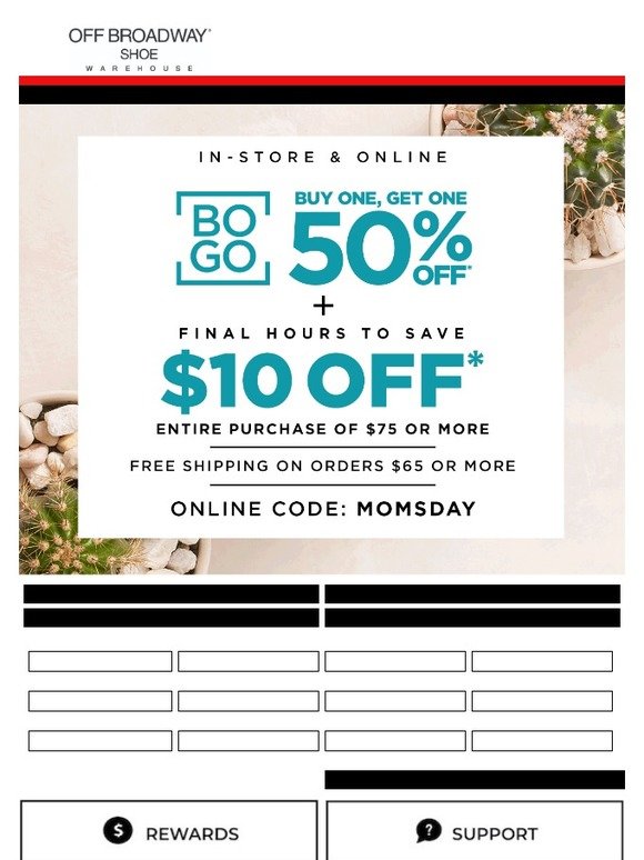 off broadway coupon 2019