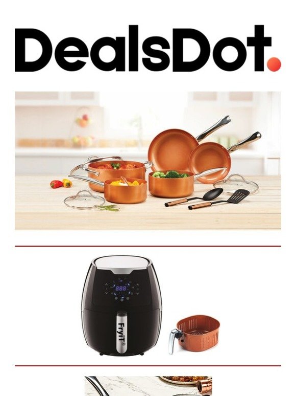 Copper Chef Cookware set and More Upto 50% Off