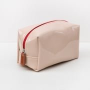 Patent Cube Cosmetic Bag
