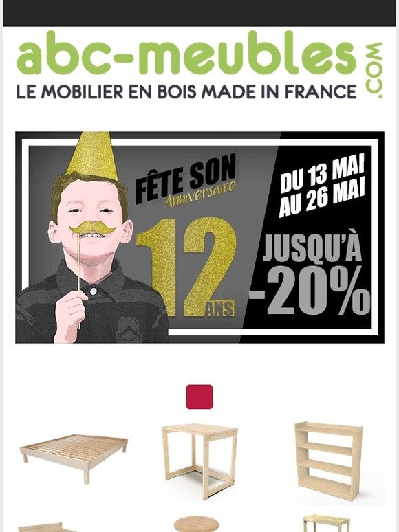 ABC Meubles fête ses 12 ans ! 🎂