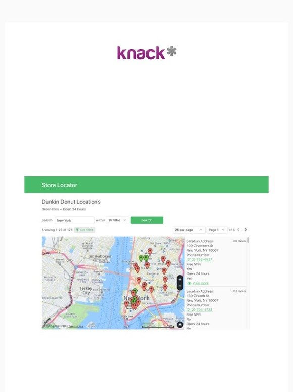 Knack + HERE Maps