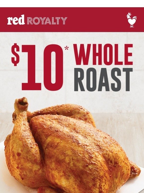 $10 Whole Roast Chicken!