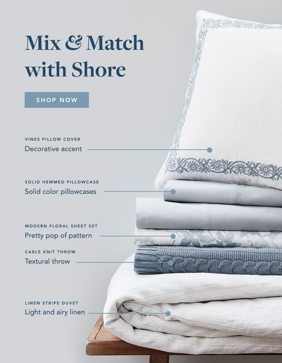 Boll Branch Mix Match Bedding Made Easy Milled