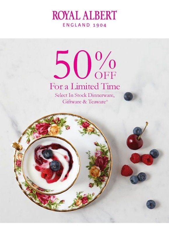 This sale is already half over…