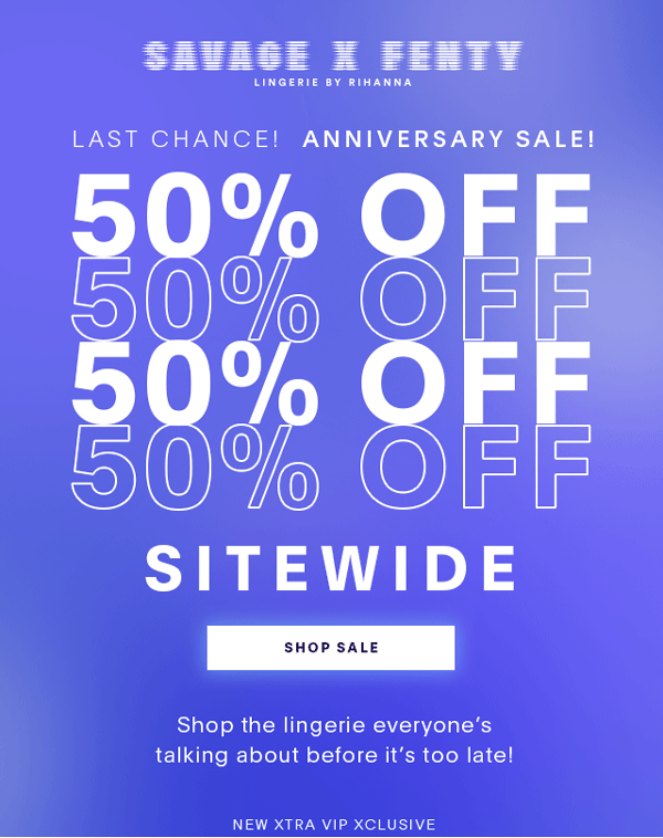 Savage x fenty 50 off Clearance