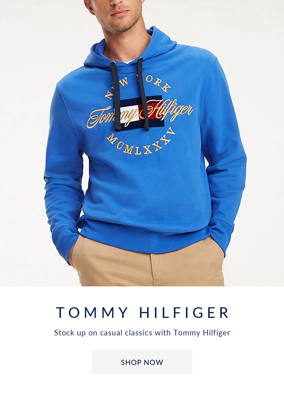 Tommy Hilfiger Men's Logo Box Stripe Tee T-Shirt : Buy Online at Best Price  in KSA - Souq is now Amazon.sa: Fashion