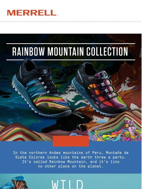 merrell rainbow mountain