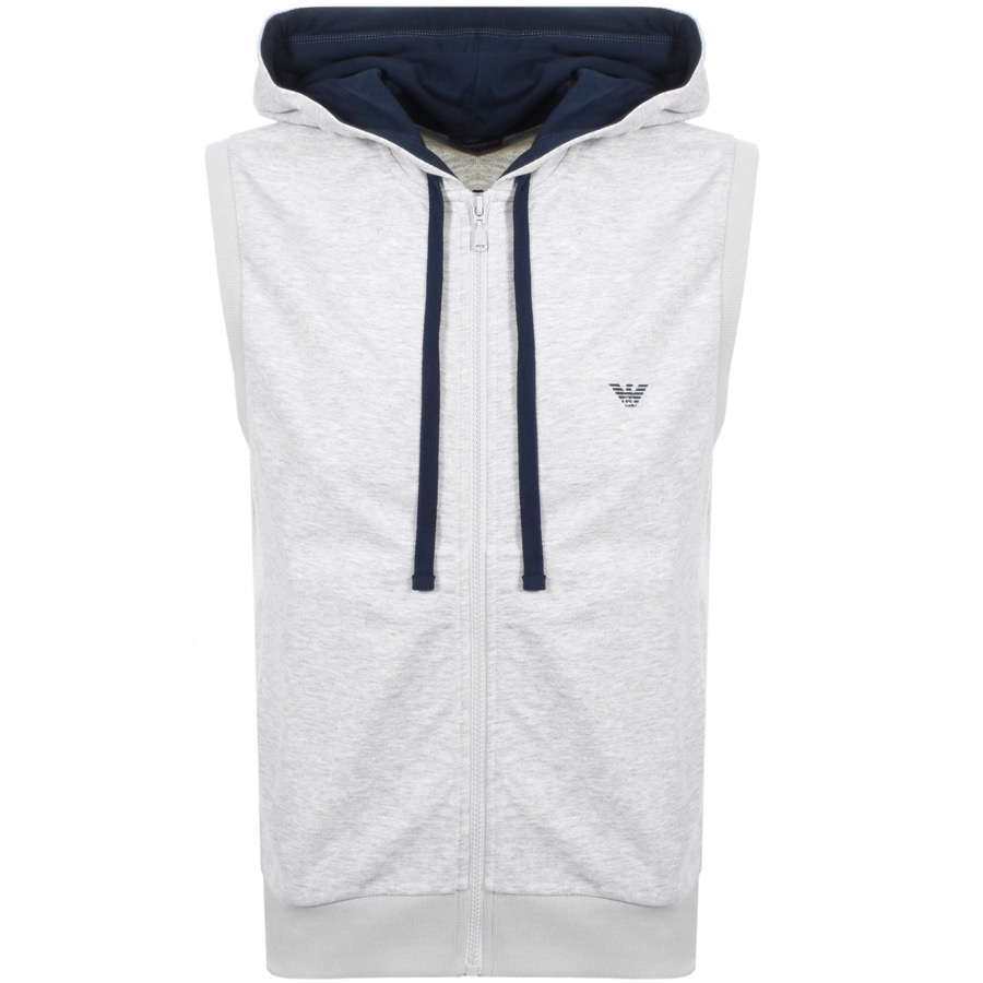 armani sleeveless hoodie