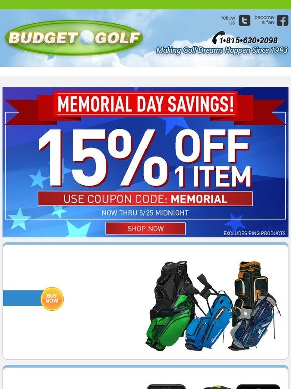 budget golf coupons