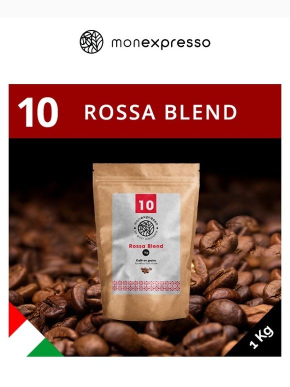 😁 Nouveauté ! 2 cafés Italien en grains et retour du stock Fortissimo pour Nespresso