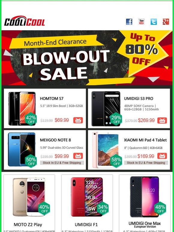 Month-End Clearance Sale, Up To 80% OFF & Last Chance!