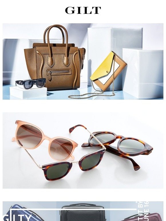 gilt celine sunglasses