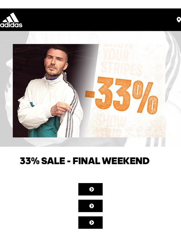 adidas 33 off sale