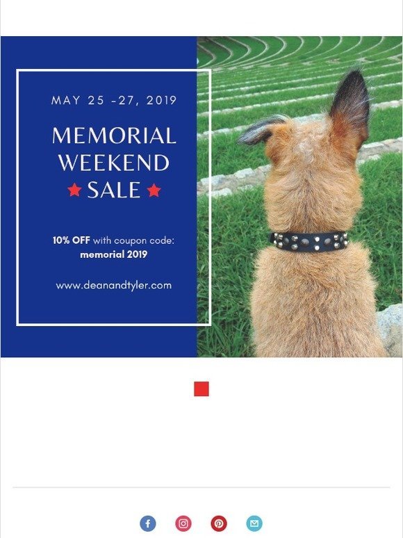 Memorial Weekend Sale | 10% OFF