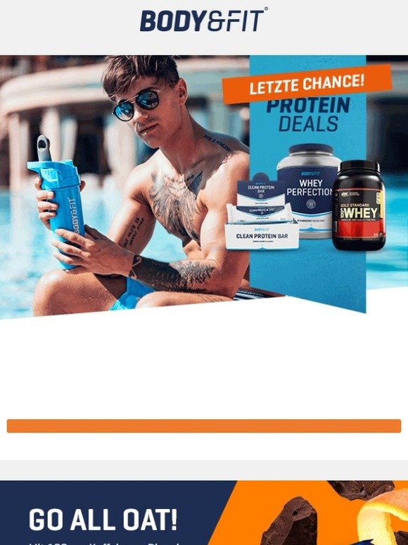 Stock heute deinen Vorrat an Shakes und Riegeln auf!