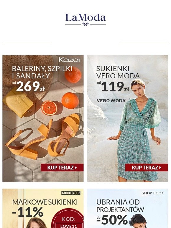 Odkryj baleriny, szpilki i sandały od 269 zł  ❤